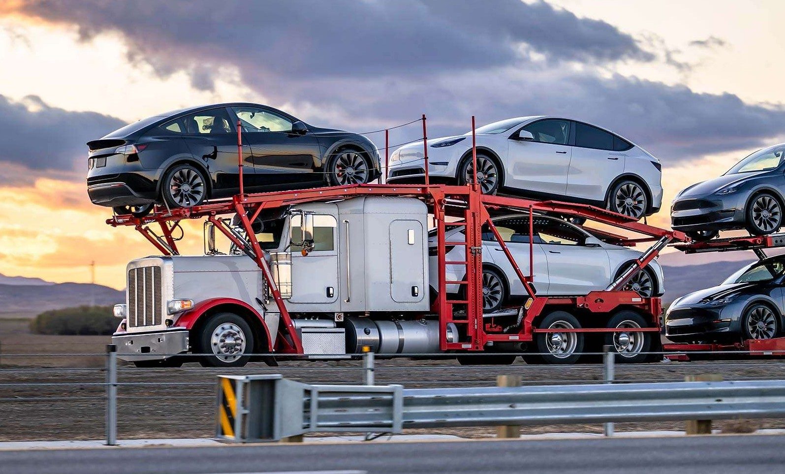 Xpress auto transport carrier on the highway